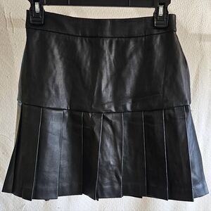 bar III Pleather Skort, Size Small